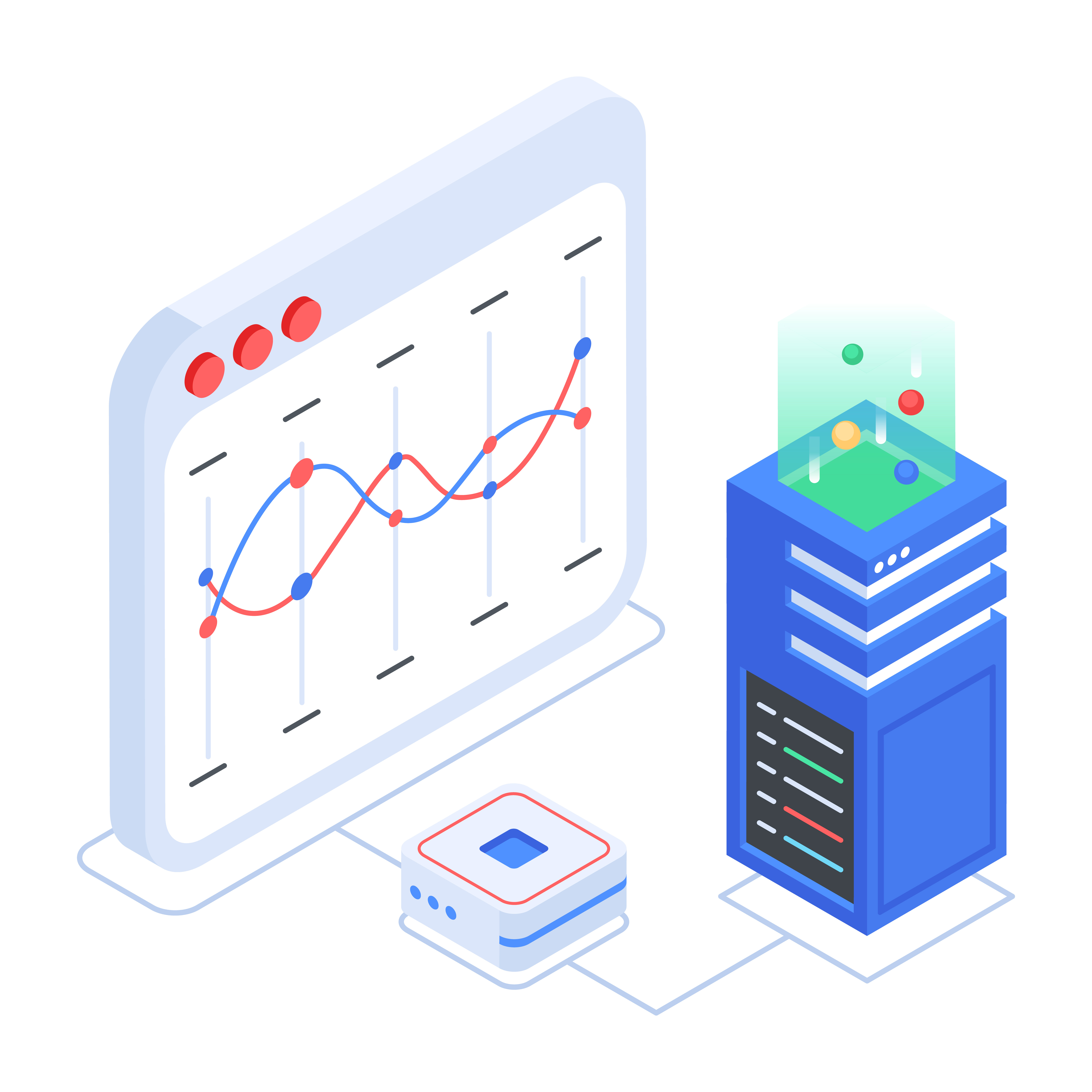 Server monitoring dashboard for self-hosted analytics setup
